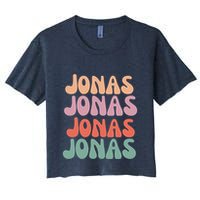 Funny Jonas Has First Given Name Is Pride Vintage Crop Top