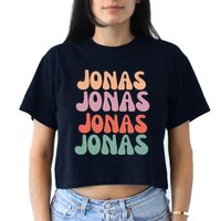 Funny Jonas Has First Given Name Is Pride Vintage Crop Top