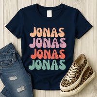 Funny Jonas Has First Given Name Is Pride Vintage Womens T-Shirt