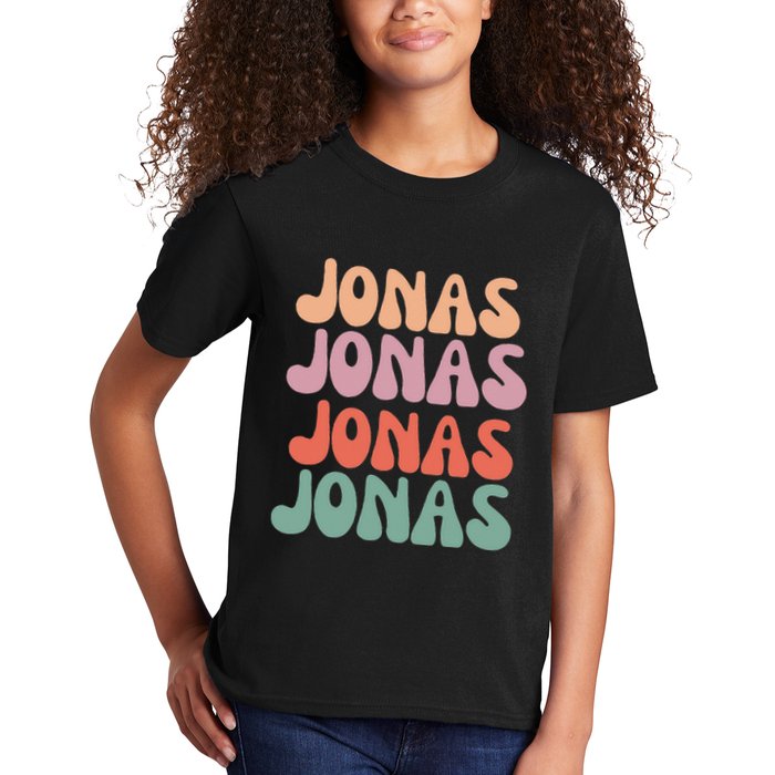 Funny Jonas Has First Given Name Is Pride Vintage Kids T-Shirt