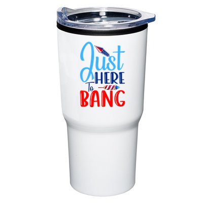 Funny Just Here To Bang Funny 4th Of July USA Merica America Tumbler