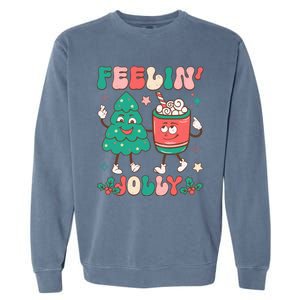 Feelin Jolly Holiday Graphic Garment-Dyed Sweatshirt