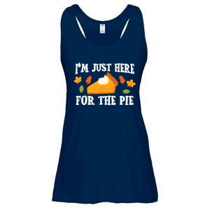 Funny Just Here ForThe Pumpkin Pie Thanksgiving Ladies Essential Flowy Tank