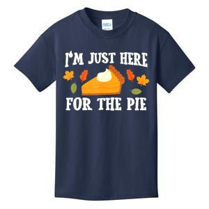 Funny Just Here ForThe Pumpkin Pie Thanksgiving Kids T-Shirt