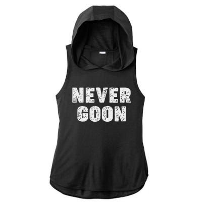 Funny Joke Humor Gym Motivation Ladies PosiCharge Tri-Blend Wicking Draft Hoodie Tank