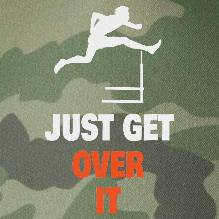 Funny Jumping Hurdles Just Get Over It Legacy Tie Dye Trucker Hat