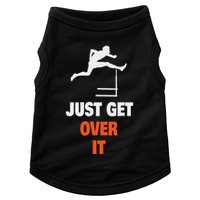Funny Jumping Hurdles Just Get Over It Doggie Tank