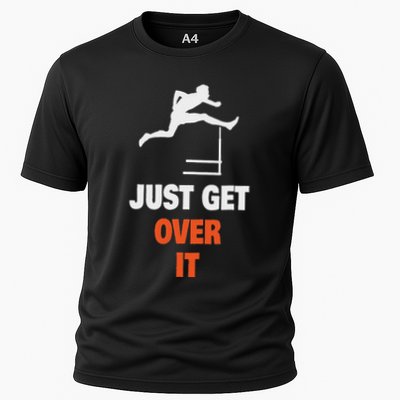 Funny Jumping Hurdles Just Get Over It Performance Shirt