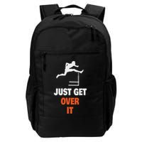 Funny Jumping Hurdles Just Get Over It Backpack