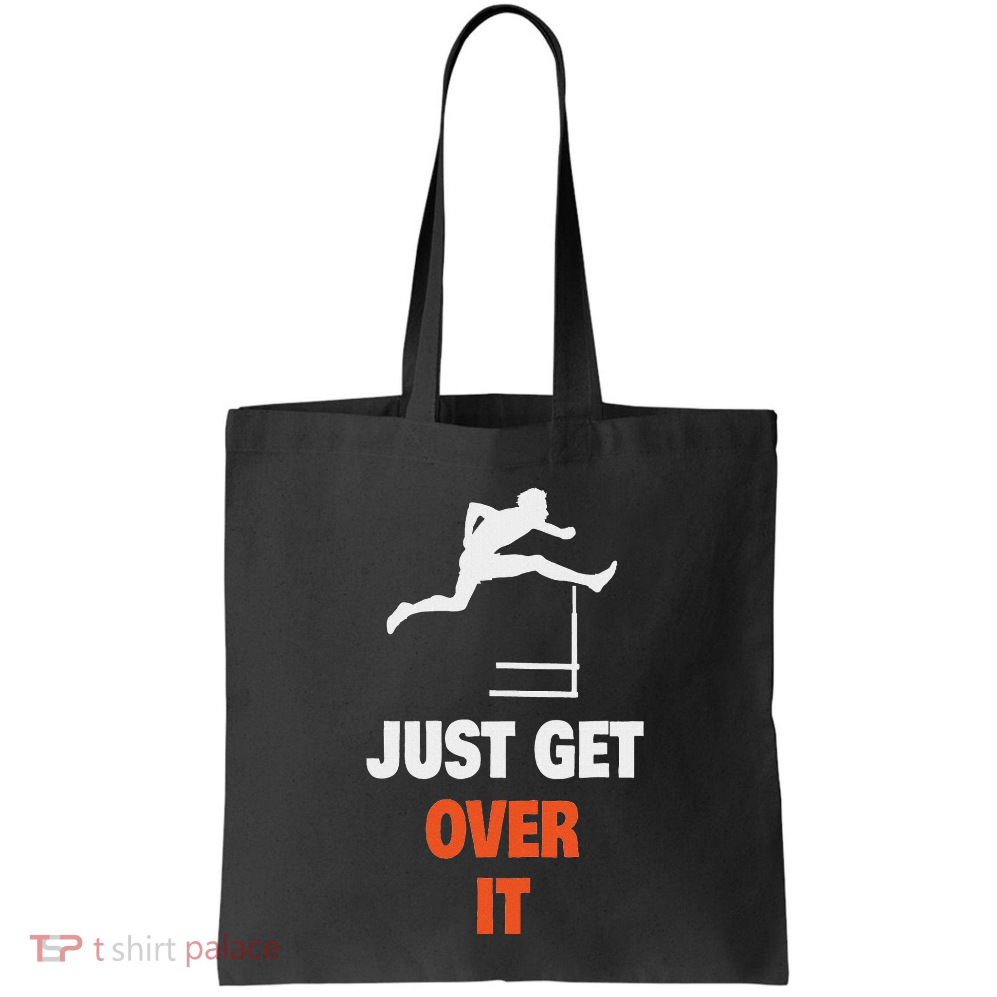 Funny Jumping Hurdles Just Get Over It Bag