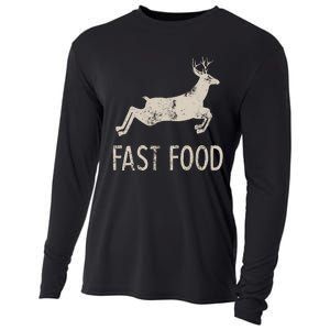 Funny Joke Hunting Dad Hunter Deer Cooling Performance Long Sleeve Crew