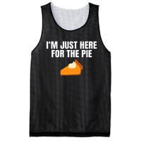 Funny Just Here ForThe Pumpkin Pie Thanksgiving Mesh Reversible Basketball Jersey Tank