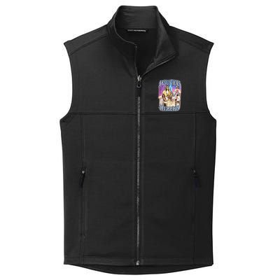 Funny Jesus Has Rizzen Collective Smooth Fleece Vest