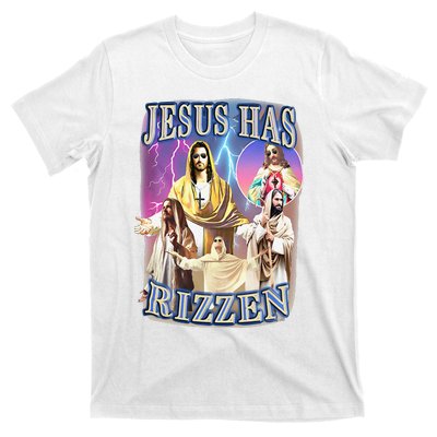 Funny Jesus Has Rizzen T-Shirt