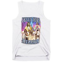 Funny Jesus Has Rizzen Tank Top