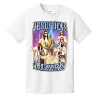 Funny Jesus Has Rizzen Kids T-Shirt