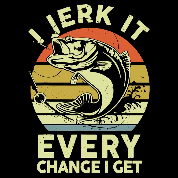 Fishingshirt Jerk It Every Chance I Get Bass Fish Funny Dad Impact Tech Backpack