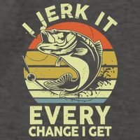 Fishingshirt Jerk It Every Chance I Get Bass Fish Funny Dad Vector Backpack