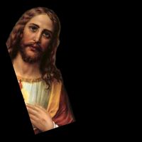 Funny Jesus I Saw That Meme Design 16oz Travel Tumbler