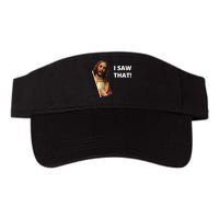 Funny Jesus I Saw That Meme Design Visor
