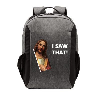 Funny Jesus I Saw That Meme Design Vector Backpack