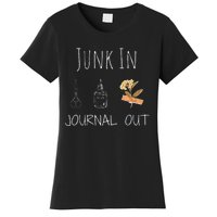 Funny Junk In Journal Out Vintage Craft Design Women's T-Shirt