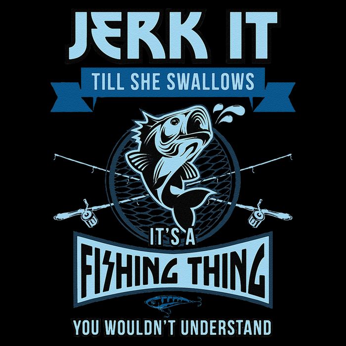Funny Jerk It Till She Swallows Trout Bass Fishing Gear Impact Tech Backpack