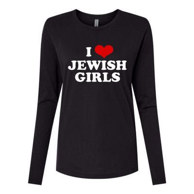 Funny Jewish I Love Jewish Cute Gift  Womens Cotton Relaxed Long Sleeve T-Shirt