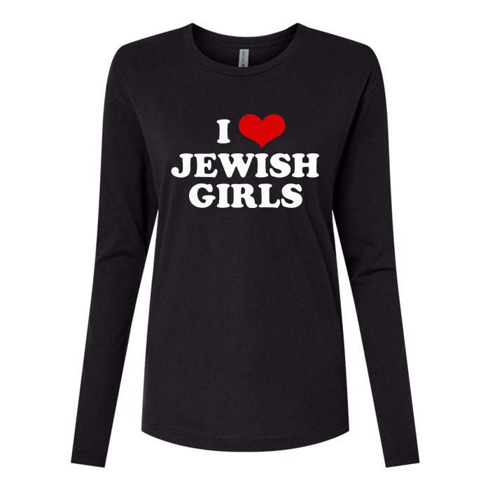 Funny Jewish I Love Jewish Cute Gift  Womens Cotton Relaxed Long Sleeve T-Shirt