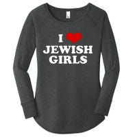 Funny Jewish I Love Jewish Cute Gift  Women's Perfect Tri Tunic Long Sleeve Shirt