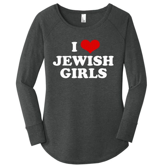 Funny Jewish I Love Jewish Cute Gift  Women's Perfect Tri Tunic Long Sleeve Shirt