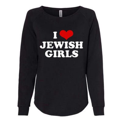 Funny Jewish I Love Jewish Cute Gift  Womens California Wash Sweatshirt