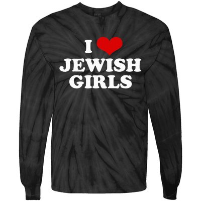 Funny Jewish I Love Jewish Cute Gift  Tie-Dye Long Sleeve Shirt