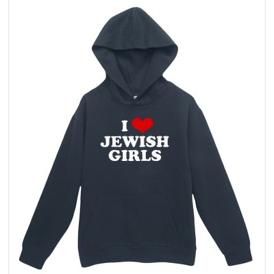 Funny Jewish I Love Jewish Cute Gift  Urban Pullover Hoodie