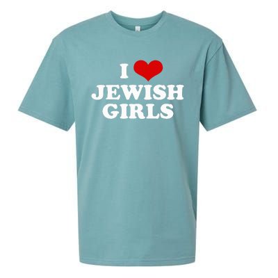 Funny Jewish I Love Jewish Cute Gift  Sueded Cloud Jersey T-Shirt