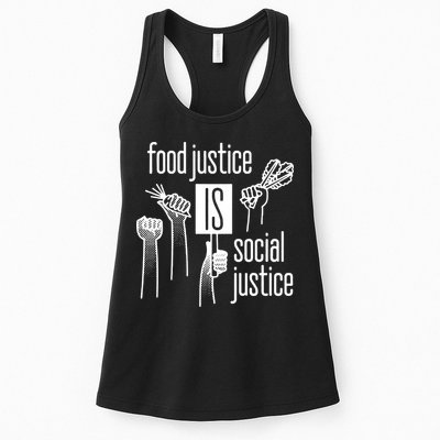 Food Justice Is Social Justice Womens Tank Top