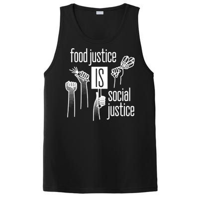 Food Justice Is Social Justice PosiCharge Competitor Tank