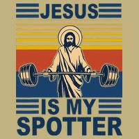 Fitness Jesus Is My Spotter Vintage T-Shirt