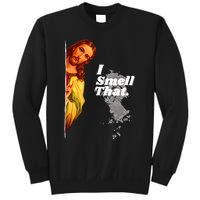 Funny Jesus I Smell That Religious Stoner Cannabis Marijuana Sweatshirt