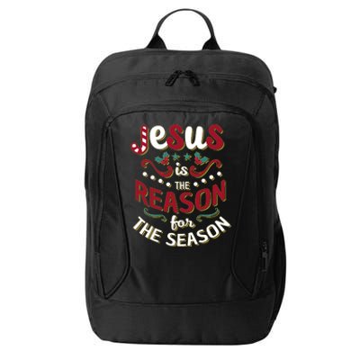 Festive Jesus Is The Reason For The Season City Backpack