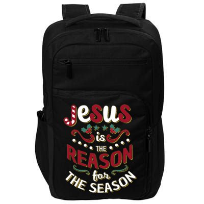 Festive Jesus Is The Reason For The Season Impact Tech Backpack