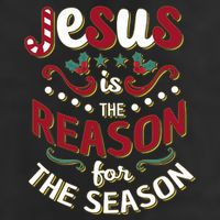 Festive Jesus Is The Reason For The Season Adult Drive Performance Visor
