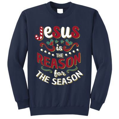 Festive Jesus Is The Reason For The Season Sweatshirt