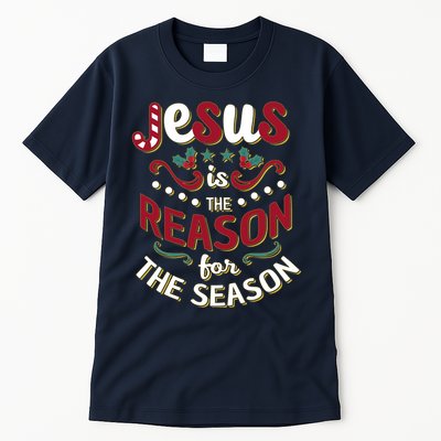 Festive Jesus Is The Reason For The Season Tall T-Shirt