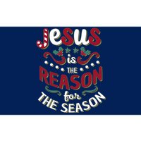 Festive Jesus Is The Reason For The Season Bumper Sticker