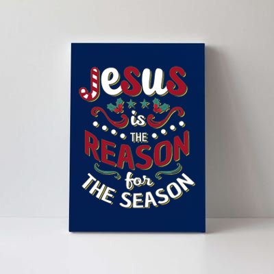 Festive Jesus Is The Reason For The Season Canvas