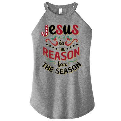 Festive Jesus Is The Reason For The Season Women's Perfect Tri Rocker Tank