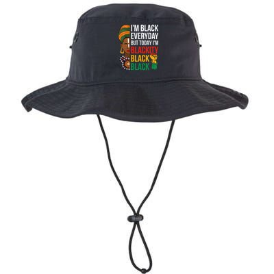 Funny Juneteenth I'm Blackity Black Woman African American Legacy Cool Fit Booney Bucket Hat