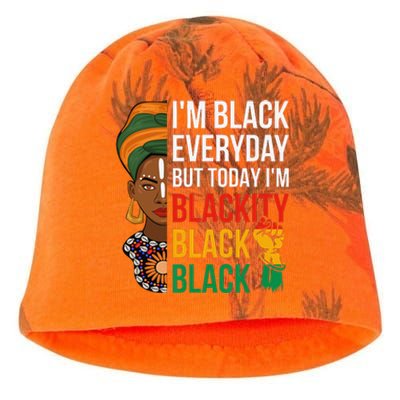 Funny Juneteenth I'm Blackity Black Woman African American Kati - Camo Knit Beanie