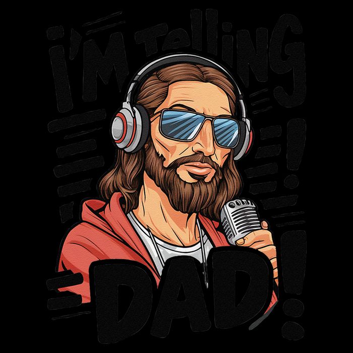 Funny Jesus IM Telling Dad Religious Impact Tech Backpack